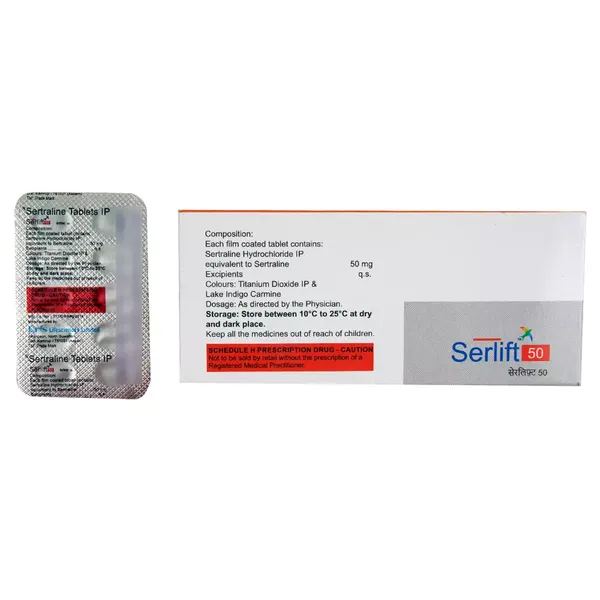 SERLIFT 50MG 10TAB