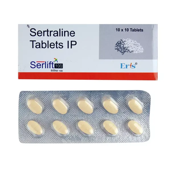 SERLIFT 100MG 10TAB