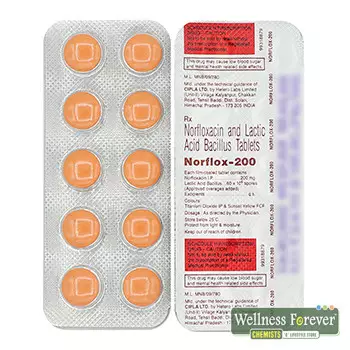 NORFLOX 200MG 10TAB