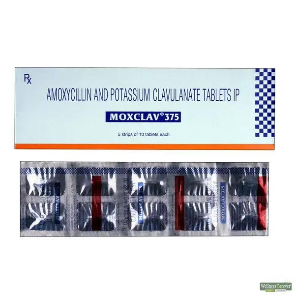 MOXCLAV 375MG 10TAB