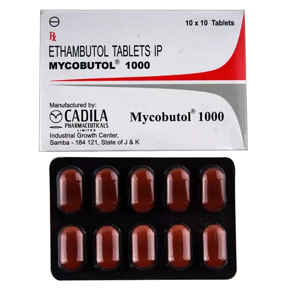 MYCOBUTOL 1000MG 10TAB