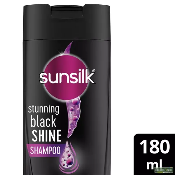 SUNSILK SHMP STUNNING BLACK SHINE 180ML