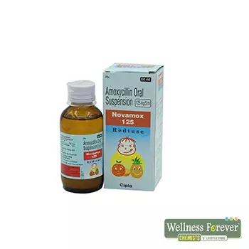 NOVAMOX 125MG REDIUSE SYP 60ML