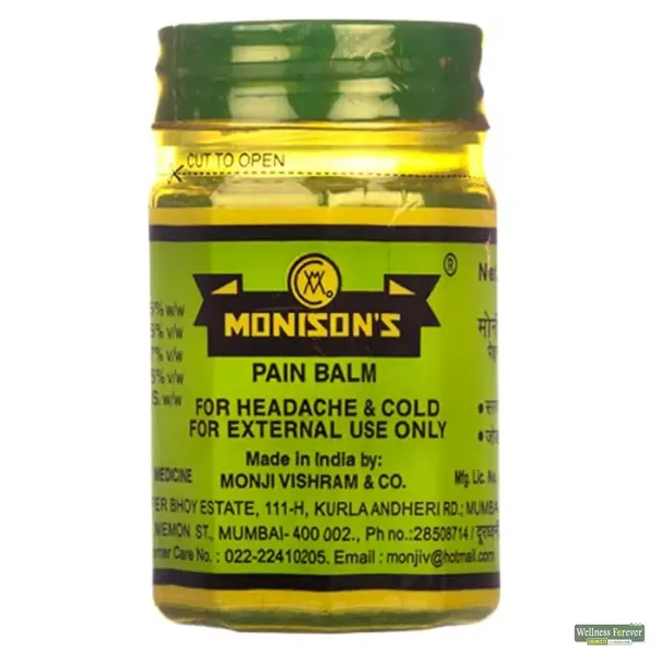 MONISONS PAIN BALM 100GM