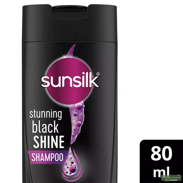 SUNSILK SHMP BLACK SHINE 80ML