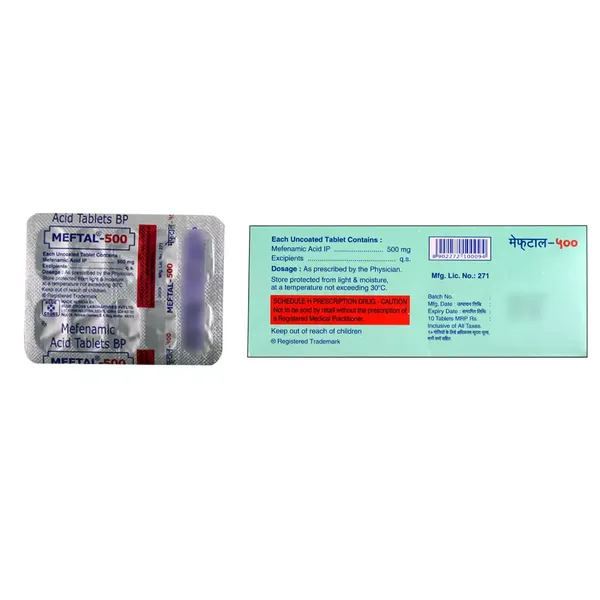 MEFTAL 500MG 10TAB