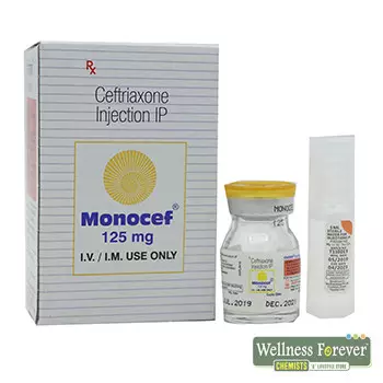 MONOCEF 125MG INJ VIAL