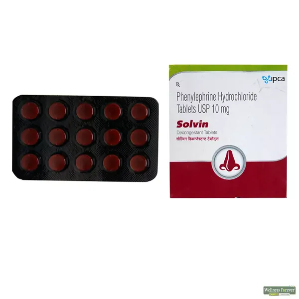 SOLVIN DECONGESTANT 15TAB