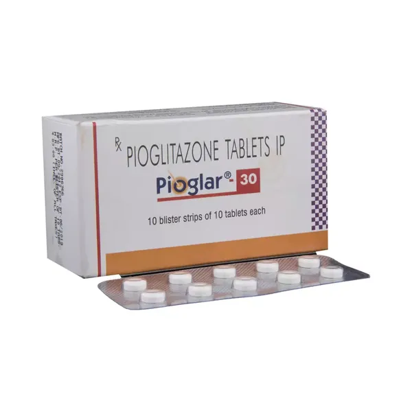 PIOGLAR 30MG 10TAB