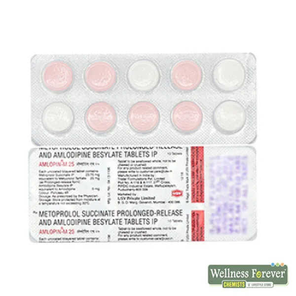 AMLOPIN-M 25MG 10TAB