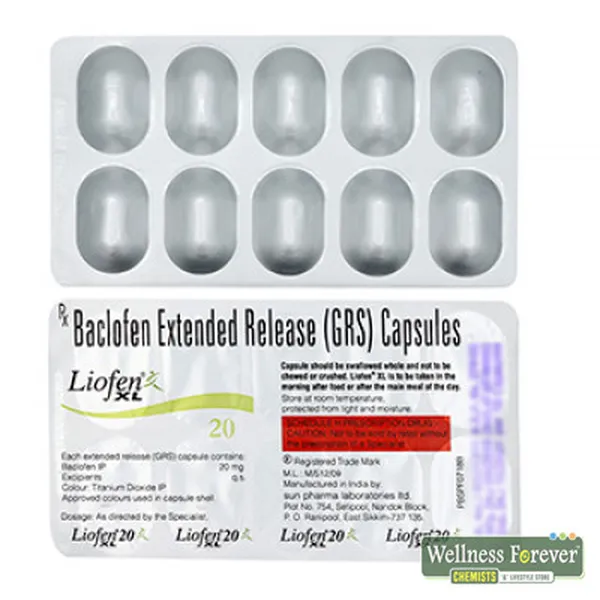 LIOFEN-XL 20MG 10CAP