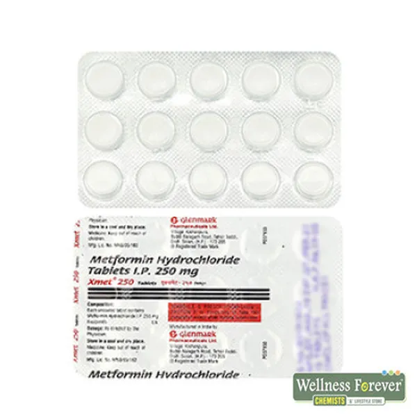 XMET 250MG 15TAB