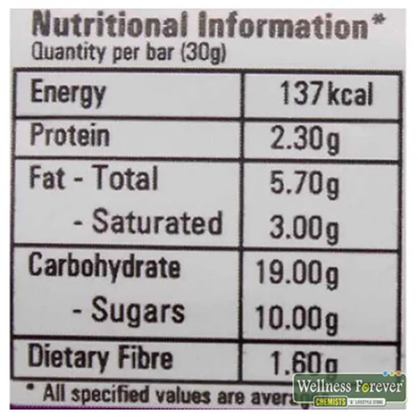 UNIBIC CHOCO FRUIT AND NUT PROTEIN BAR - 30GM