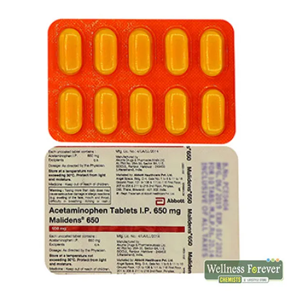 MALIDENS 650MG 10TAB