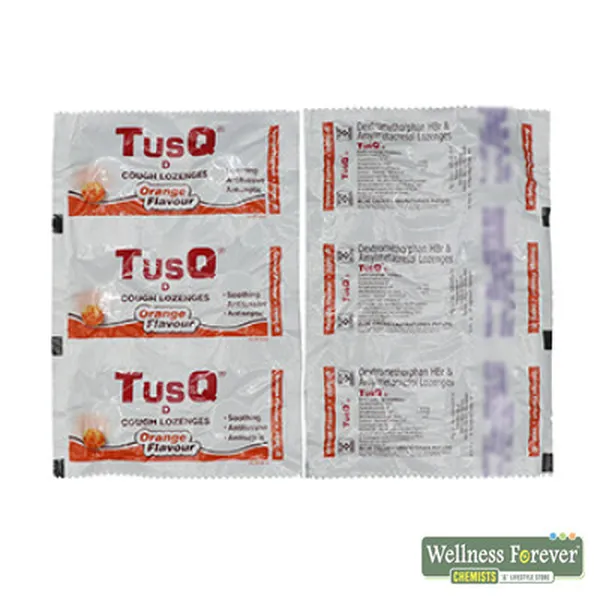 TUSQ-D ORNG LOZENGES 6TAB