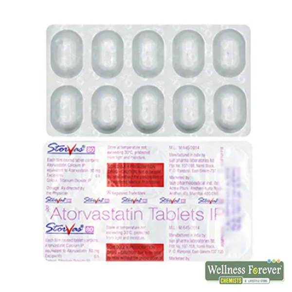 STORVAS 80MG 10TAB