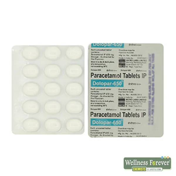 DOLOPAR 650MG 15TAB