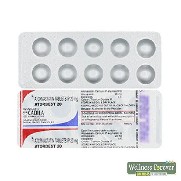 ATORBEST 20MG 10TAB