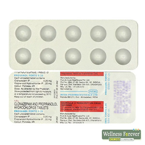 PROVANOL-FORTE 0.25MG 10TAB