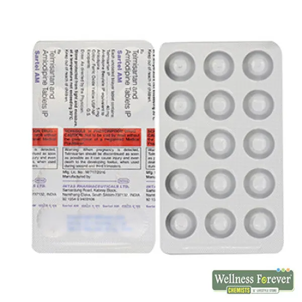 SARTEL-AM 40MG 15TAB