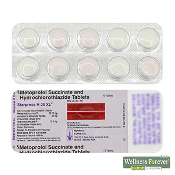 STARPRESS-H XL 25MG 10TAB