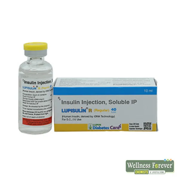 LUPISULIN R 40IU INJ 10ML VIAL