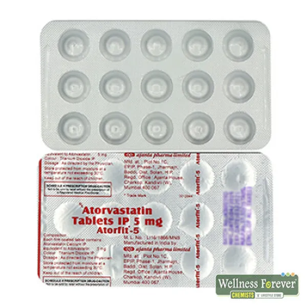 ATORFIT 5MG 15TAB