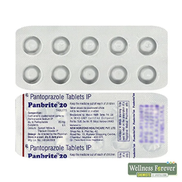 PANBRITE 20MG 10TAB