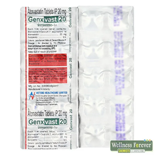 GENXVAST 20MG 10TAB