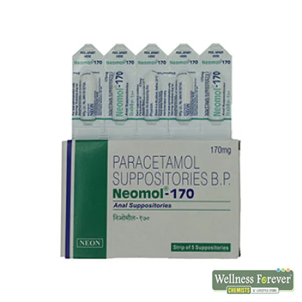 NEOMOL 170MG SUPP 5PC