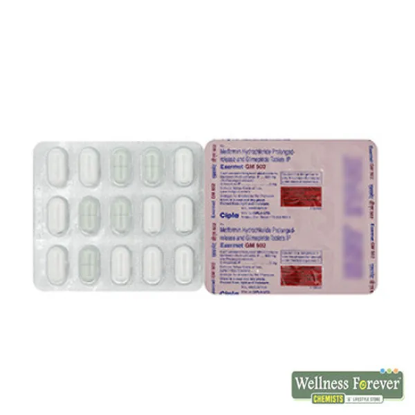 EXERMET-GM 502MG 15TAB