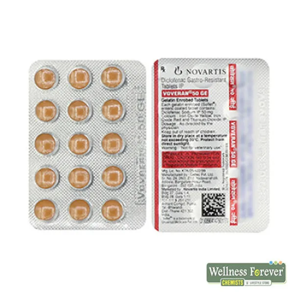 VOVERAN-GE 50MG 15TAB