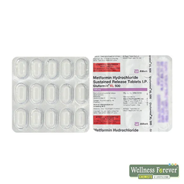 GLUFORMIN-XL 500MG 15TAB