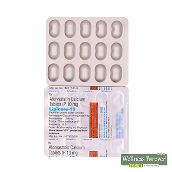 LIPICURE 10MG 15TAB