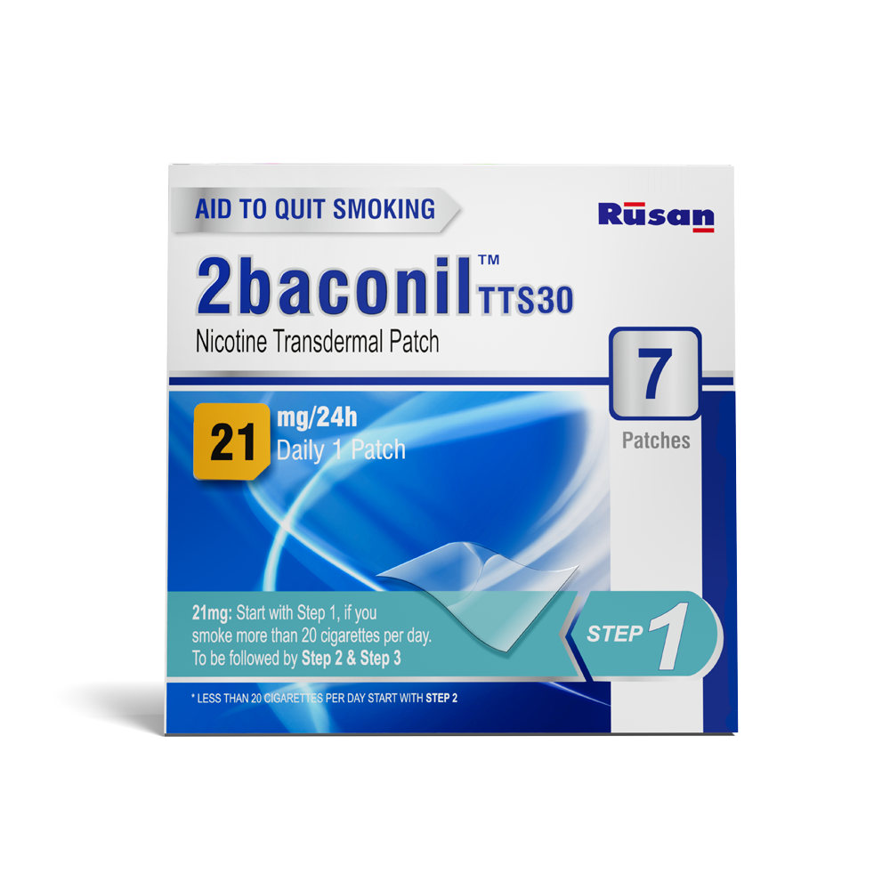 Nicotine Transdermal Patch 21mg/24h 7 Patch