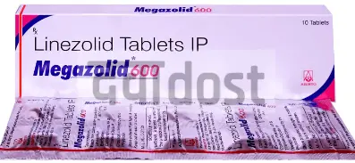 Megazolid 600mg Tablet 10s