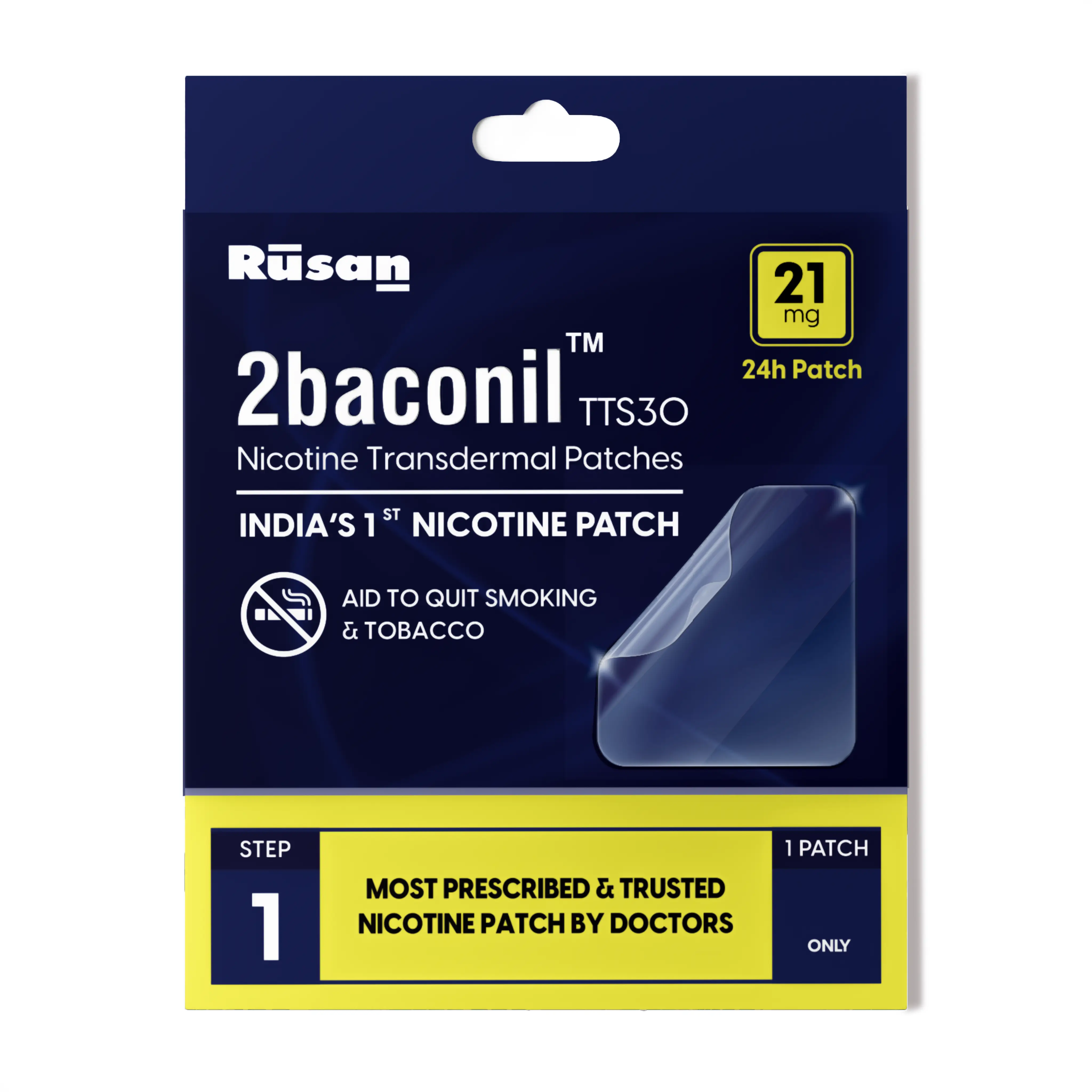 Nicotine Transdermal Patch 21mg/24h 1 patch