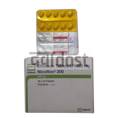 Buy Nicoflox 200mg Tablet Online, View Uses, Review, Price, Composition 