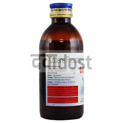 Buy Codylex T 10mg/1.25mg Syrup 100ml Online, View Uses, Review, Price ...