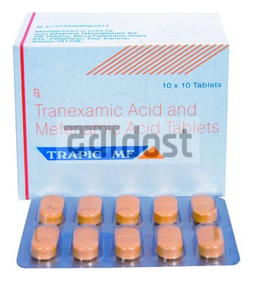 Buy Trapic Mf 500mg 250mg Tablet 10s Online View Uses Review Price Composition Secondmedic