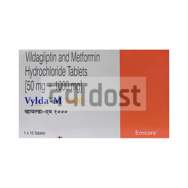 Vylda-M 1000 Tablet Upto 10.00% Off | DawaaDost