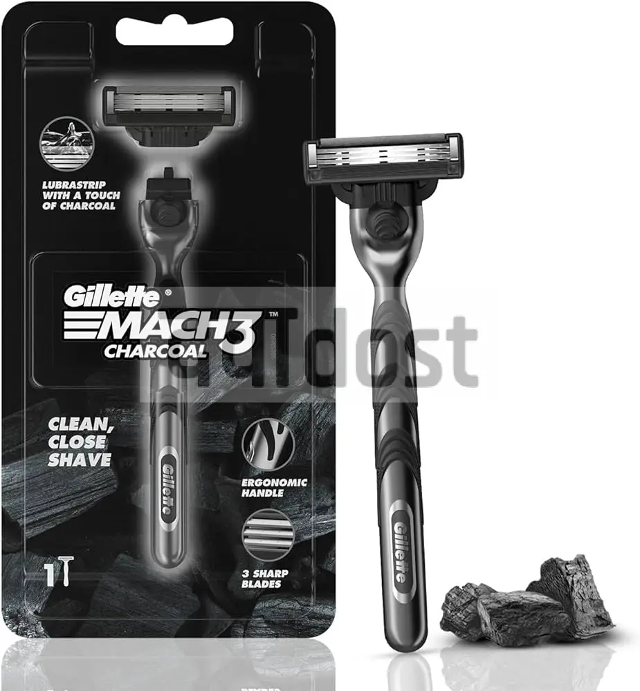 Gillette Mach 3 Charcoal Razor 1S