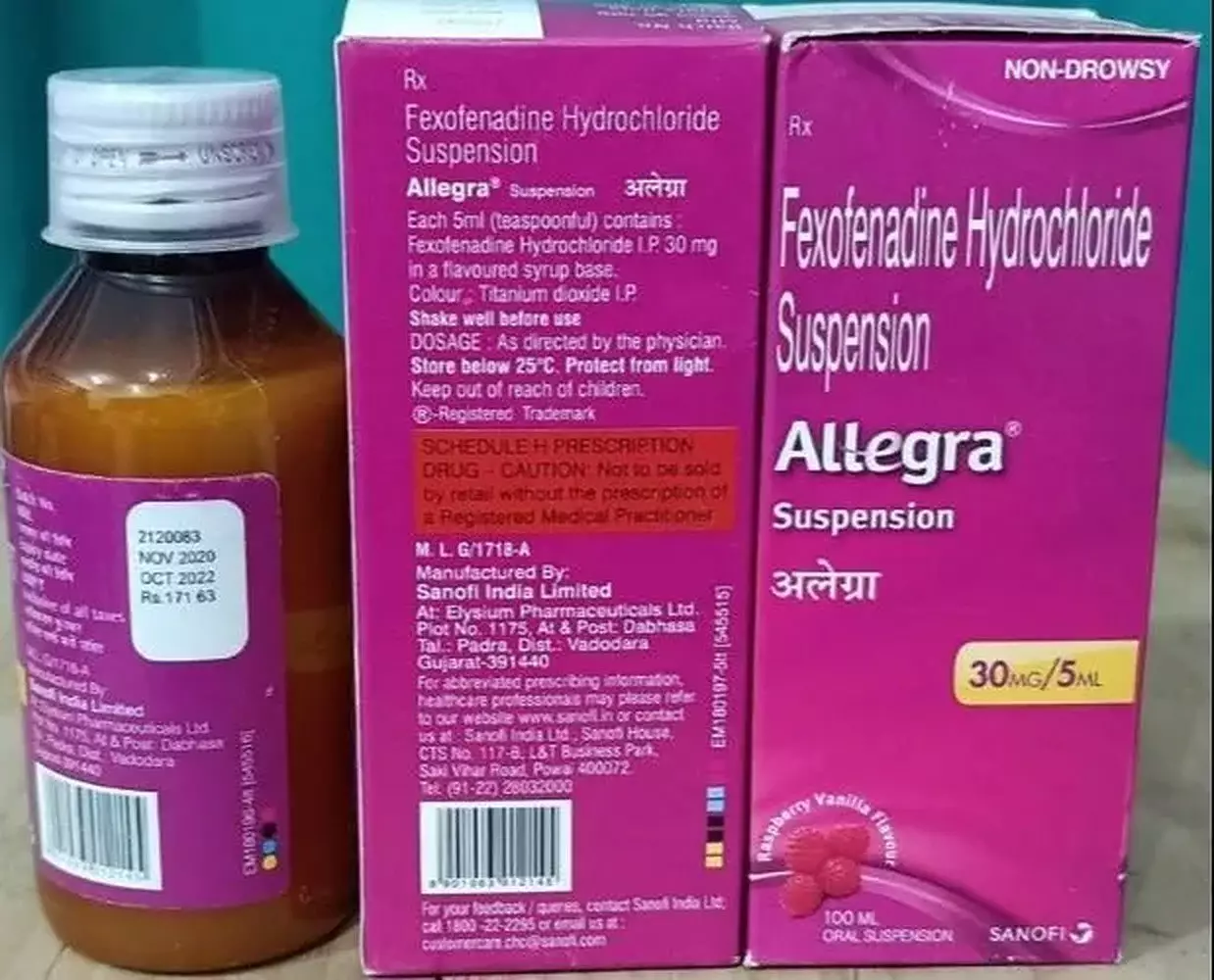 ALLEGRA SYP 100ML