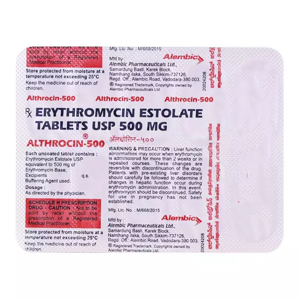 ALTHROCIN 500MG 1X10