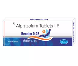 BECALM 0.25 TAB 1X15