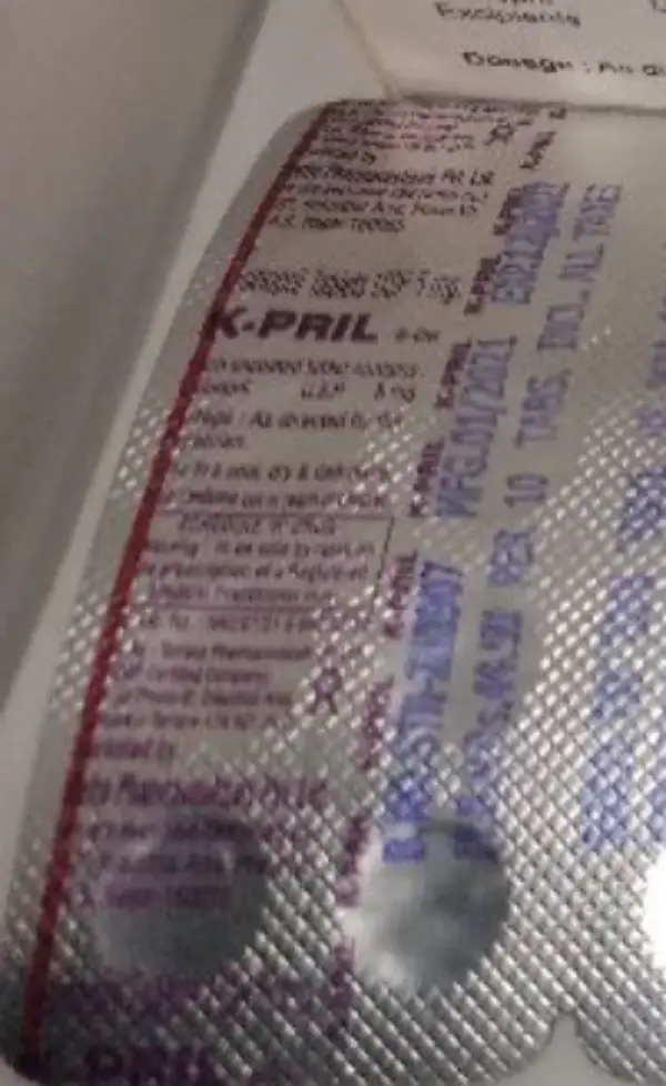 K Pril 5mg Tablet