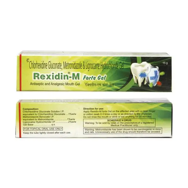 Rexidin M Forte Gel 15gm