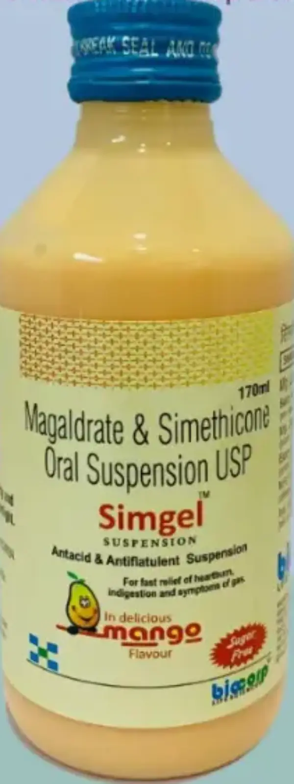 Simgel 480 mg/20 mg Suspension