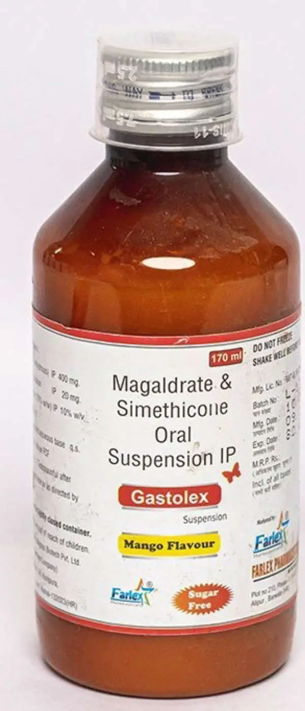 Gastolex Oral Suspension Mango Sugar Free