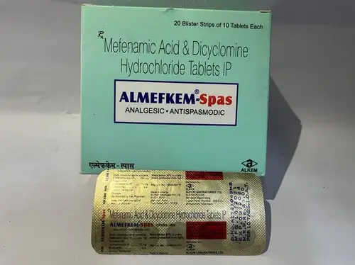 Almefkem Spas 10mg/250mg Tablet 10s